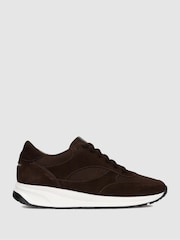 Unseen Footwear Suede and Mesh Rozel Trainers - Image 1 of 4