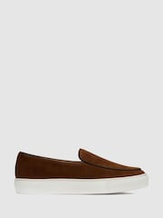 Коричневые/белые - Замшевые кроссовки Unseen Footwear Georgetown - Изображение 1 из 3