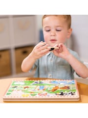 Melissa & Doug Old MacDonald's Farm Sound Puzzle - 8 Pieces - Image 5 of 9
