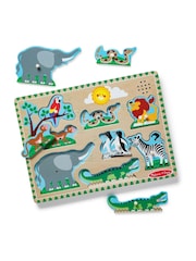 Melissa & Doug Zoo Animal Sound Puzzle - Image 1 of 9