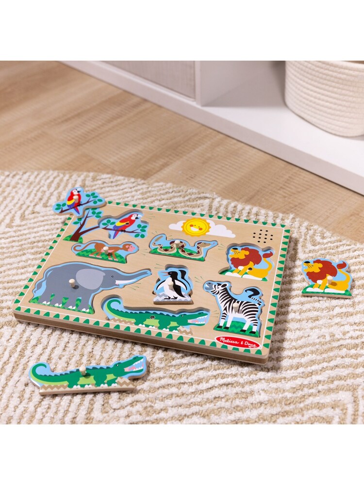 Melissa & Doug Zoo Animal Sound Puzzle - Image 9 of 9