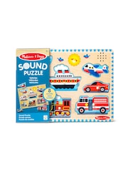 Melissa & Doug Vehicles Sound Puzzle - 8 Pieces - Image 3 of 9