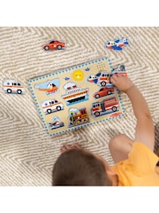 Melissa & Doug Vehicles Sound Puzzle - 8 Pieces - Image 7 of 9
