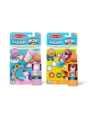Melissa & Doug Sticker WOW! Dog & Unicorn Bundle - Image 1 of 1