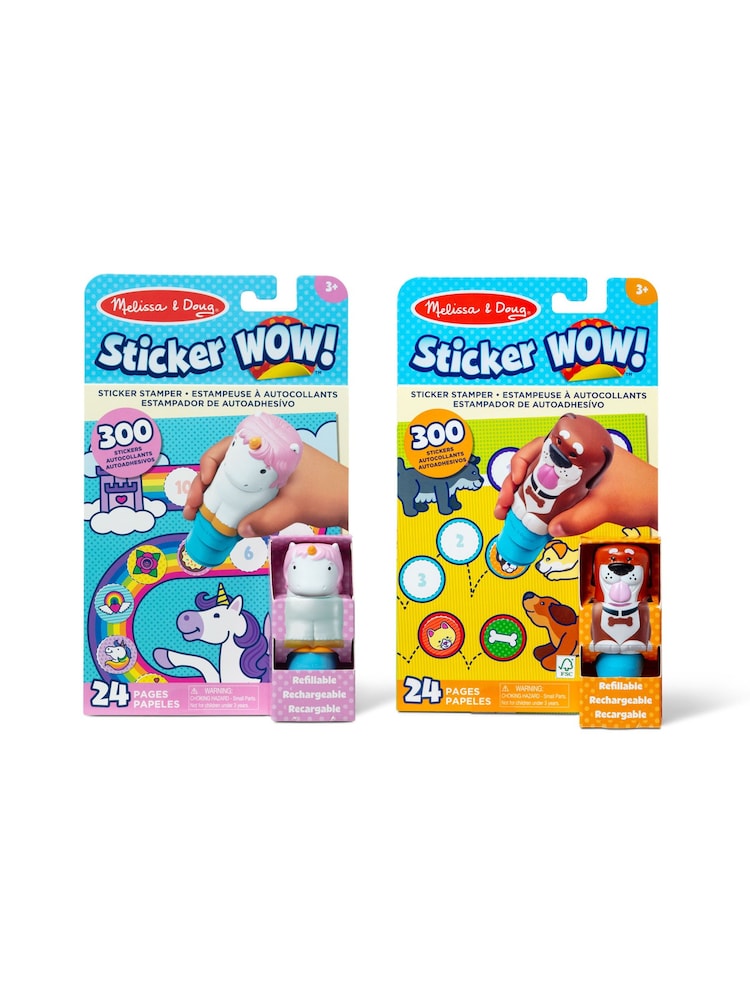 Melissa & Doug Sticker WOW! Dog & Unicorn Bundle - Image 1 of 1