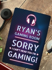 Personalised I'm Gaming Metal Sign by PMC - Image 2 of 3