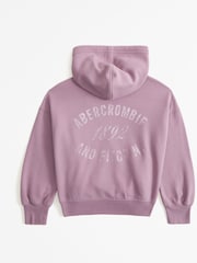 Abercrombie & Fitch Pink Logo Hoodie - Image 2 of 3