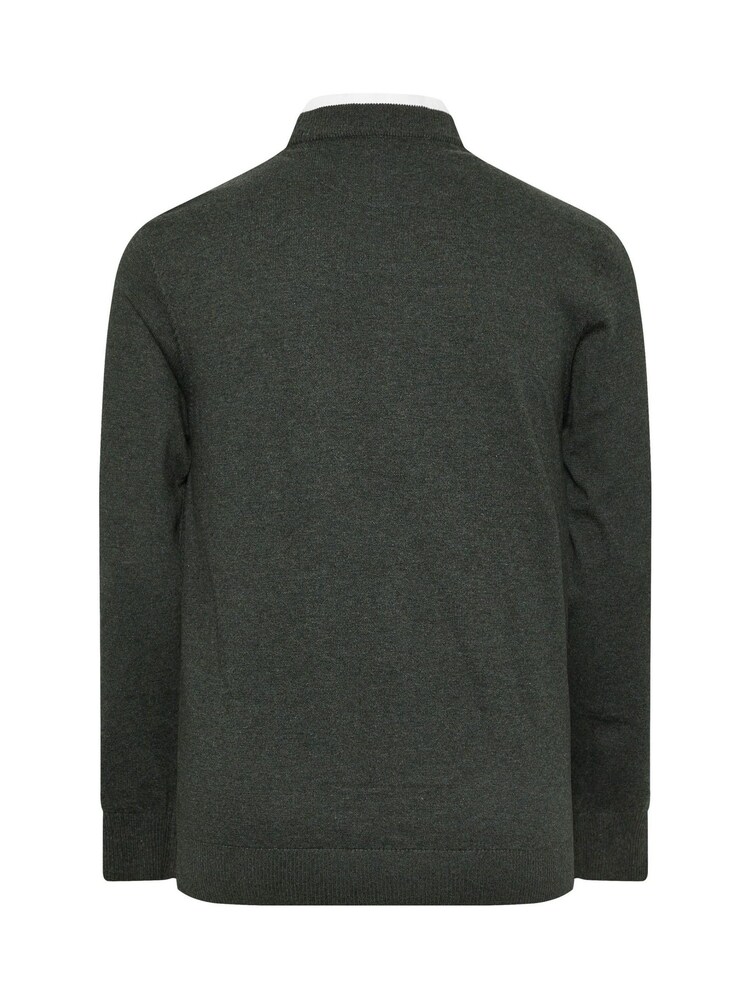 BadRhino Big & Tall 100% Cotton Cable Knitted Jumper - Imagen 3 de 3 BadRhino Big & Tall 100% Cotton Cable Knitted Jumper - Imagen 3 de 3