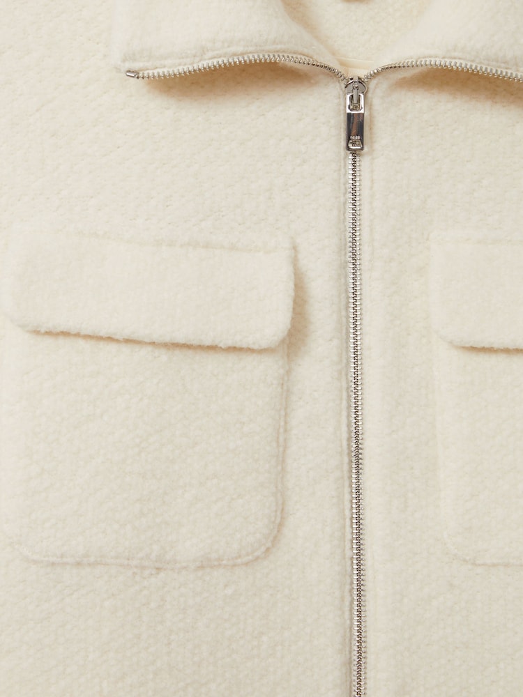 LES 100 CIEL Reiss | Les 100 Ciels Textured Wool Jacket - Imagen 7 de 7