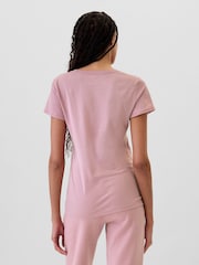 Gap Pink Logo Short Sleeve Crew Neck T-Shirt - Image 2 of 5