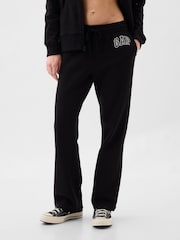 Gap Black Flared Logo Straight Leg Joggers - Image 3 of 4