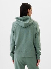 Gap Green Logo Zip Through Hoodie - Image 2 of 5