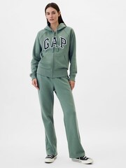 Gap Green Logo Zip Through Hoodie - Image 3 of 5