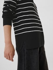 Gap Black Ribbed Crew Neck Bella Jumper - Image 4 of 5