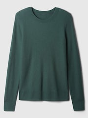 Gap Green Textured Crew Neck Bella Jumper - Image 5 of 5