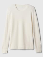 Gap White Textured Crew Neck Bella Jumper - Image 5 of 5