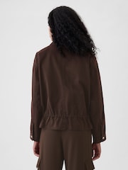 Gap Brown Twill Utility Jacket - Image 2 of 8