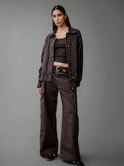 Gap Brown Twill Utility Jacket - Image 6 of 8