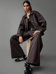 Gap Brown Twill Utility Jacket - Image 7 of 8
