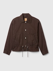 Gap Brown Twill Utility Jacket - Image 8 of 8