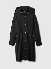 Gap Black Nylon Parka Jacket - Image 5 of 5
