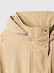 Gap Beige Nylon Parka Jacket - Image 5 of 5