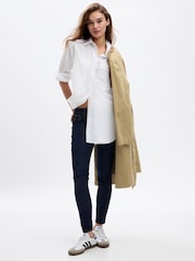 Gap Dark Blue Mid Rise Ankle Length Favourite Jeggings - Image 1 of 5