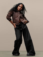 Negro - Vaqueros baggy de tiro medio con diseño ultrasuave de Gap - Imagen 8 de 9