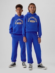 Azul - Sudadera deportiva con capucha con el logotipo de Gap (4-13 años) - Imagen 1 de 5