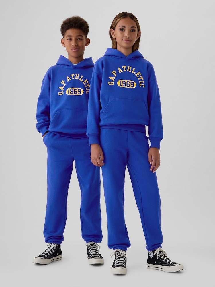 Azul - Sudadera deportiva con capucha con el logotipo de Gap (4-13 años) - Imagen 1 de 5