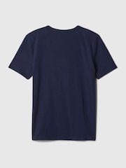 Gap Blue Logo Graphic Short Sleeve Crew Neck T-Shirt (4-13yrs) - Image 2 of 3