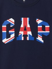 Gap Blue Logo Graphic Short Sleeve Crew Neck T-Shirt (4-13yrs) - Image 3 of 3