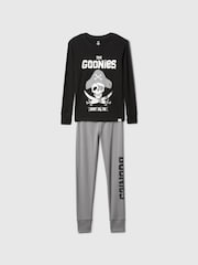 Gap Black Goonies Cotton Long Sleeve Pyjama Set (4-13yrs) - Image 1 of 3