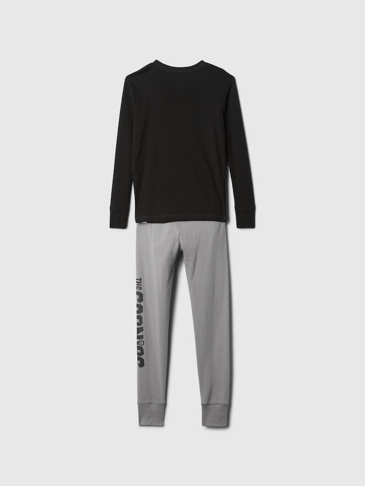 Gap Black Goonies Cotton Long Sleeve Pyjama Set (4-13yrs) - Image 2 of 3