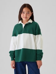 Gap Green/White Rugby Shirt (4-13yrs) - Image 4 of 5