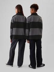 Gap Black/Grey Rugby Shirt (4-13yrs) - Image 2 of 5