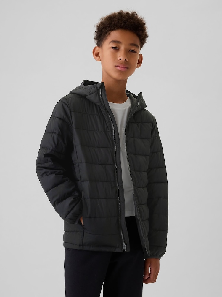 Gap Black Cold Control Water Resistant Puffer Jacket (4-13yrs) - Image 1 of 6