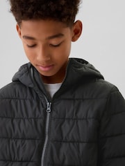 Gap Black Cold Control Water Resistant Puffer Jacket (4-13yrs) - Image 4 of 6