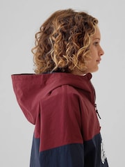 Gap Burgundy Red Logo Hooded Windbreaker Jacket (4-13yrs) - Image 4 of 5