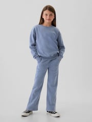 Gap Blue Vintage Soft Fleece-Lined Joggers (4-13yrs) - Image 3 of 5