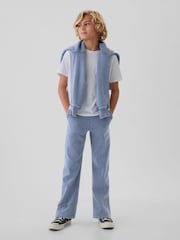 Gap Blue Vintage Soft Fleece-Lined Joggers (4-13yrs) - Image 4 of 5