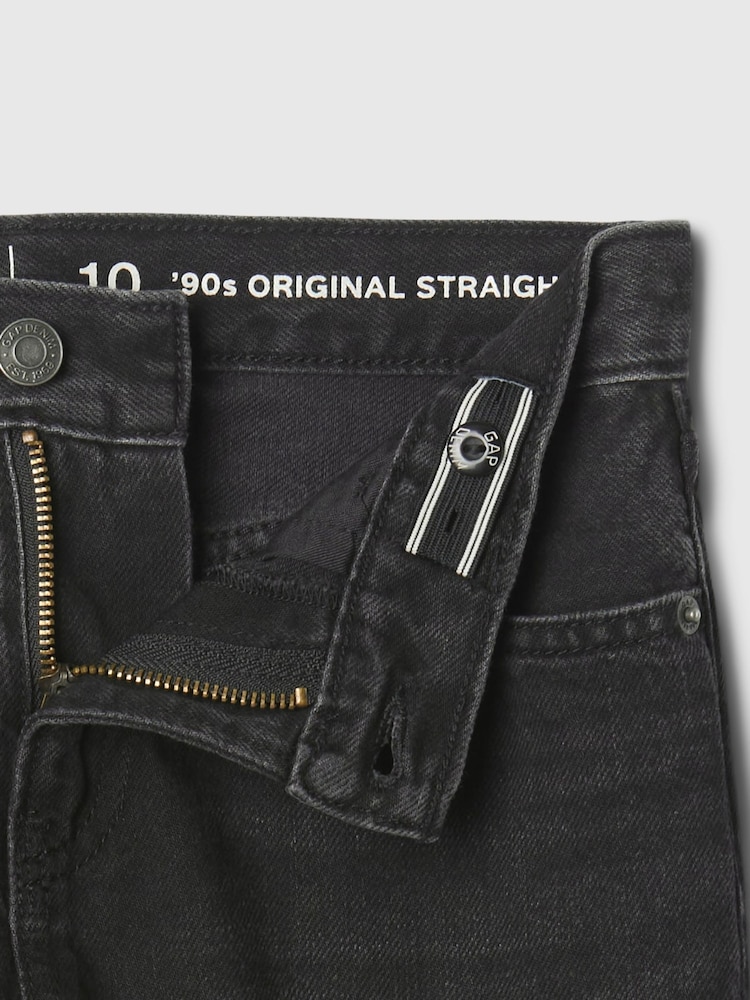 Gap Black Original Straight Fit Pull On Jeans (5-13yrs) - Image 5 of 5