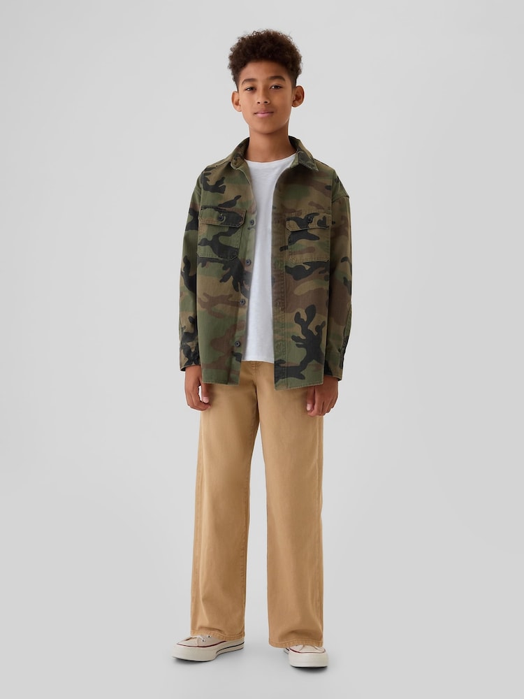 Gap Brown Super Relaxed Baggy Jeans (5-13yrs) - Image 1 of 5