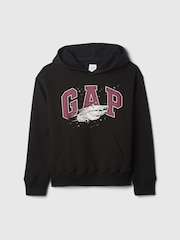 Gap Black Star Wars Graphic Relaxed Logo Hoodie (4-13yrs) - Image 1 of 3