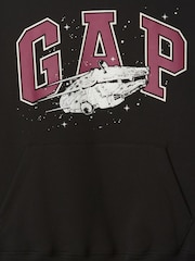 Gap Black Star Wars Graphic Relaxed Logo Hoodie (4-13yrs) - Image 3 of 3