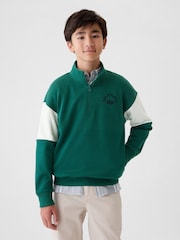 Gap Green Half Zip Pullover (4-13yrs) - Image 1 of 5
