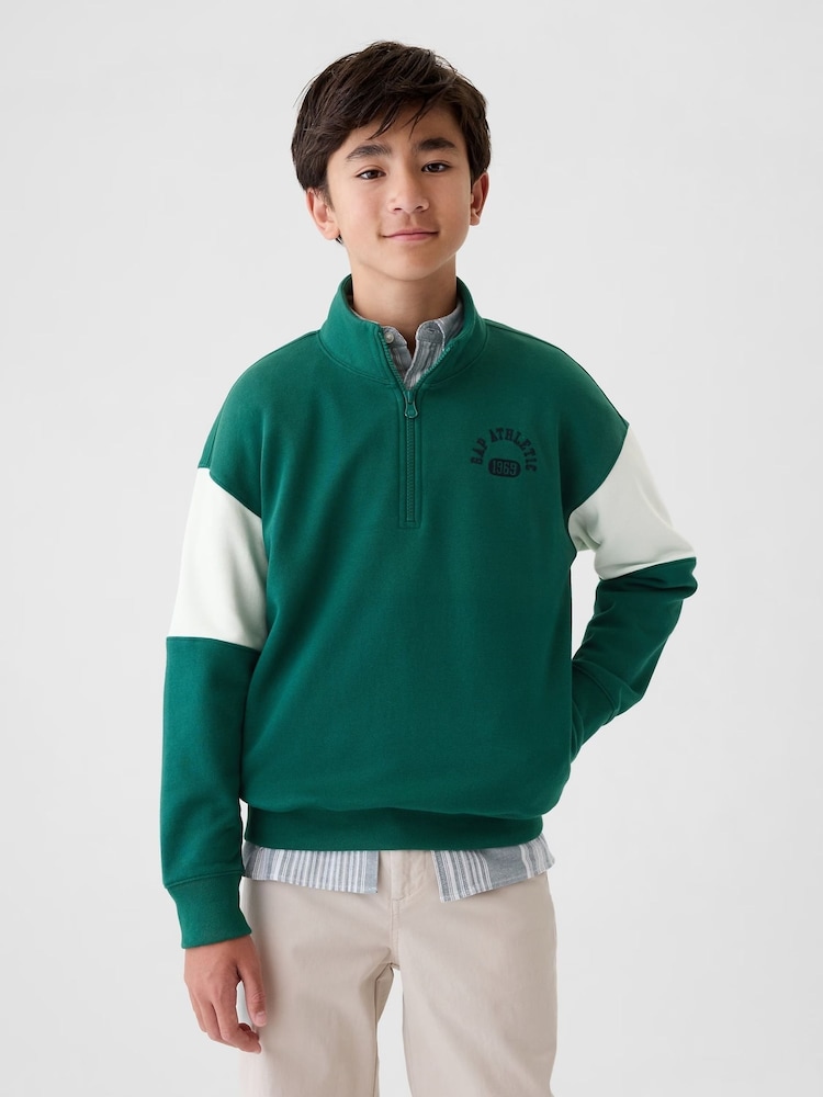 Gap Green Half Zip Pullover (4-13yrs) - Image 1 of 5