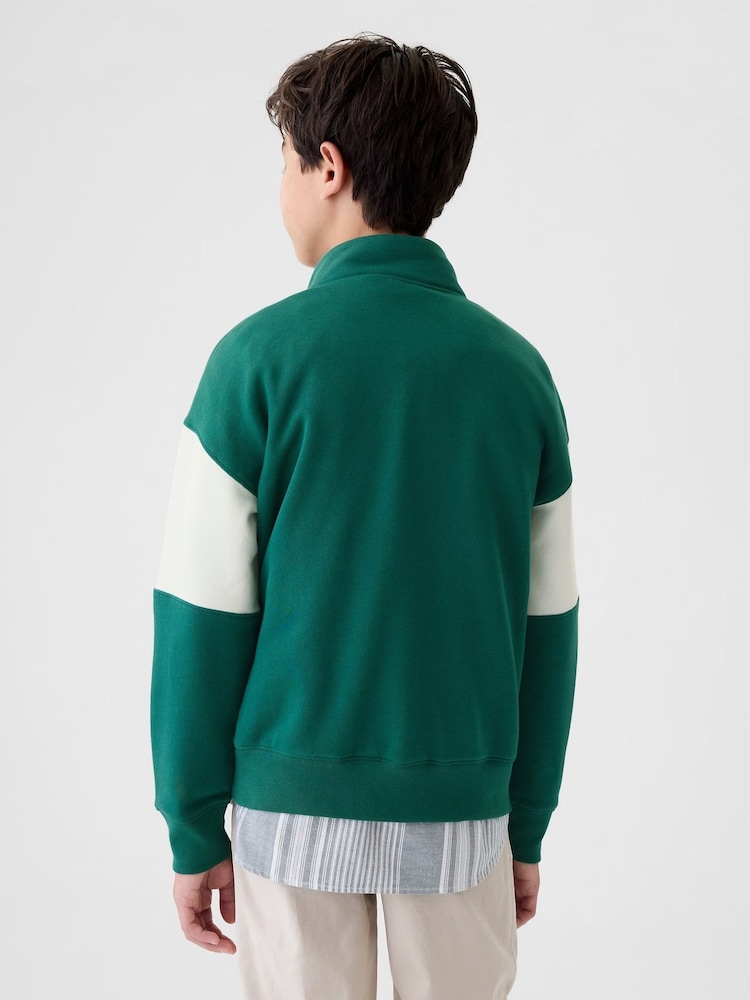 Gap Green Half Zip Pullover (4-13yrs) - Image 2 of 5