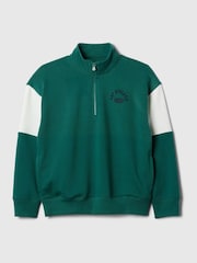 Gap Green Half Zip Pullover (4-13yrs) - Image 5 of 5