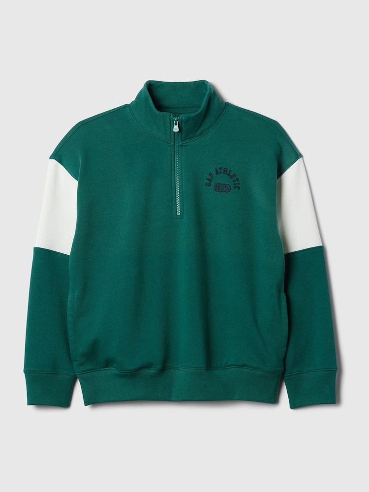 Gap Green Half Zip Pullover (4-13yrs) - Image 5 of 5